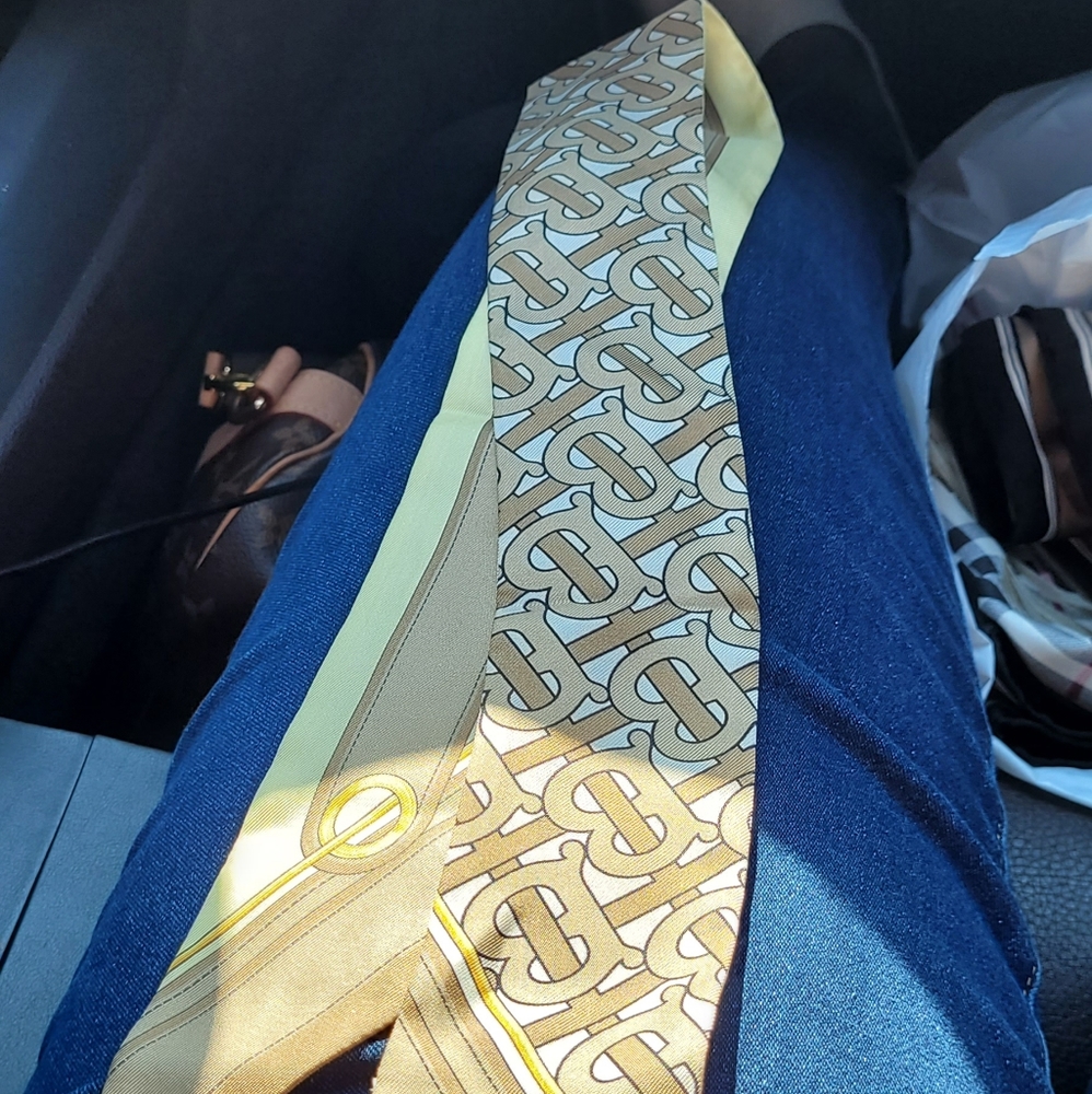 Burberry scarf twilly